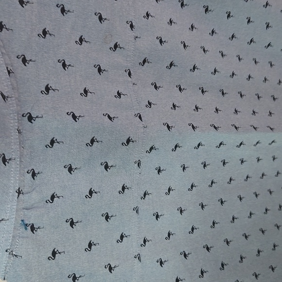 FREE PLANET Blue Flamingo Shirt - Picture 8 of 9
